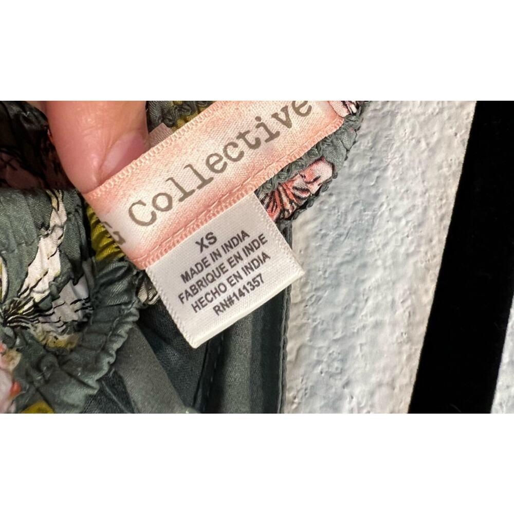 B.O.G Collective Sage Floral Bustier Mini Dress Cottagecore XS - Picture 6 of 8